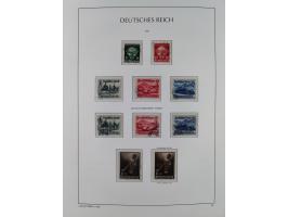 1872/1945, reichhaltige gestempelte Sammlung in 3 Bänden, dabei Brustschilde mit u.a. 21b und 27b + c, danach Mi. 66 (3), 78 