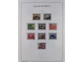 1872/1945, reichhaltige gestempelte Sammlung in 3 Bänden, dabei Brustschilde mit u.a. 21b und 27b + c, danach Mi. 66 (3), 78 