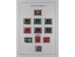 1872/1945, reichhaltige gestempelte Sammlung in 3 Bänden, dabei Brustschilde mit u.a. 21b und 27b + c, danach Mi. 66 (3), 78 