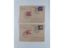 1872/1945, reichhaltige gestempelte Sammlung in 3 Bänden, dabei Brustschilde mit u.a. 21b und 27b + c, danach Mi. 66 (3), 78 