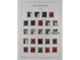 1872/1945, reichhaltige gestempelte Sammlung in 3 Bänden, dabei Brustschilde mit u.a. 21b und 27b + c, danach Mi. 66 (3), 78 