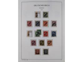 1872/1945, reichhaltige gestempelte Sammlung in 3 Bänden, dabei Brustschilde mit u.a. 21b und 27b + c, danach Mi. 66 (3), 78 