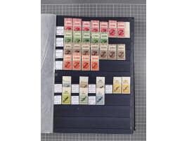 1915/44 (ca.), postfrische, wenig ungebrauchte und gestempelte Partie Oberrandstücke, einige 100 Stück, überwiegend Infla mit