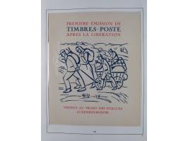 1945/98, mint never hinged, in the main catalogue numbers apparently complete collection, good condition, in two hingeless al