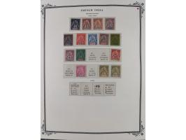 1892/1952, Collection on 20 Scott album leaves, unused and mnh, starting allegory 1 fr., including good part france libre ove