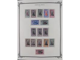 1892/1952, Collection on 20 Scott album leaves, unused and mnh, starting allegory 1 fr., including good part france libre ove
