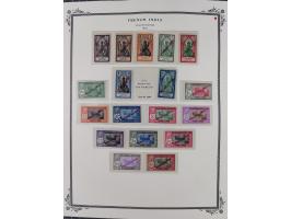 1892/1952, Collection on 20 Scott album leaves, unused and mnh, starting allegory 1 fr., including good part france libre ove