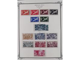 1892/1952, Collection on 20 Scott album leaves, unused and mnh, starting allegory 1 fr., including good part france libre ove