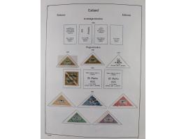 1918/1954, used and unused collections Estonia incl. e.g. Mi.-Nr. 29AUw (2), 164x MNH, Latvia, Lithuania incl. Mi.-Nr. 141F u