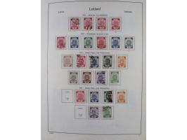 1918/1954, used and unused collections Estonia incl. e.g. Mi.-Nr. 29AUw (2), 164x MNH, Latvia, Lithuania incl. Mi.-Nr. 141F u
