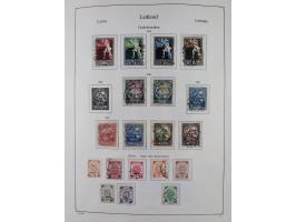 1918/1954, used and unused collections Estonia incl. e.g. Mi.-Nr. 29AUw (2), 164x MNH, Latvia, Lithuania incl. Mi.-Nr. 141F u