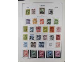 1918/1954, used and unused collections Estonia incl. e.g. Mi.-Nr. 29AUw (2), 164x MNH, Latvia, Lithuania incl. Mi.-Nr. 141F u