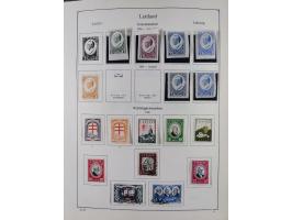 1918/1954, used and unused collections Estonia incl. e.g. Mi.-Nr. 29AUw (2), 164x MNH, Latvia, Lithuania incl. Mi.-Nr. 141F u