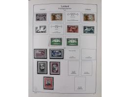 1918/1954, used and unused collections Estonia incl. e.g. Mi.-Nr. 29AUw (2), 164x MNH, Latvia, Lithuania incl. Mi.-Nr. 141F u