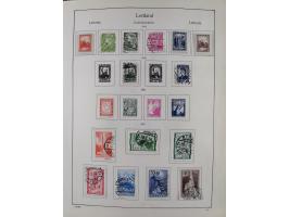 1918/1954, used and unused collections Estonia incl. e.g. Mi.-Nr. 29AUw (2), 164x MNH, Latvia, Lithuania incl. Mi.-Nr. 141F u