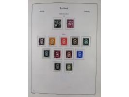 1918/1954, used and unused collections Estonia incl. e.g. Mi.-Nr. 29AUw (2), 164x MNH, Latvia, Lithuania incl. Mi.-Nr. 141F u