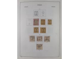 1918/1954, used and unused collections Estonia incl. e.g. Mi.-Nr. 29AUw (2), 164x MNH, Latvia, Lithuania incl. Mi.-Nr. 141F u