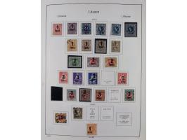 1918/1954, used and unused collections Estonia incl. e.g. Mi.-Nr. 29AUw (2), 164x MNH, Latvia, Lithuania incl. Mi.-Nr. 141F u