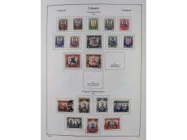 1918/1954, used and unused collections Estonia incl. e.g. Mi.-Nr. 29AUw (2), 164x MNH, Latvia, Lithuania incl. Mi.-Nr. 141F u