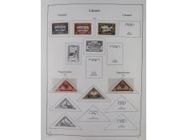 1918/1954, used and unused collections Estonia incl. e.g. Mi.-Nr. 29AUw (2), 164x MNH, Latvia, Lithuania incl. Mi.-Nr. 141F u