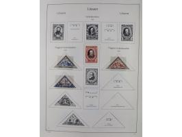 1918/1954, used and unused collections Estonia incl. e.g. Mi.-Nr. 29AUw (2), 164x MNH, Latvia, Lithuania incl. Mi.-Nr. 141F u