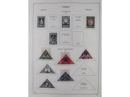 1918/1954, used and unused collections Estonia incl. e.g. Mi.-Nr. 29AUw (2), 164x MNH, Latvia, Lithuania incl. Mi.-Nr. 141F u