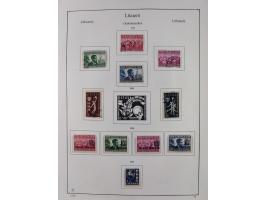 1918/1954, used and unused collections Estonia incl. e.g. Mi.-Nr. 29AUw (2), 164x MNH, Latvia, Lithuania incl. Mi.-Nr. 141F u