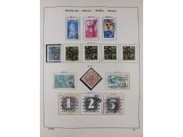 1850/95, used collection, incl. early values, from 1950 in the main catalogue numbers apparently complete incl. all souvenir 