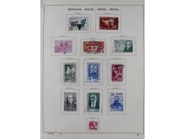 1850/95, used collection, incl. early values, from 1950 in the main catalogue numbers apparently complete incl. all souvenir 