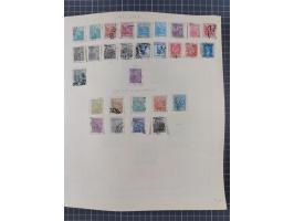 1850/95, used collection, incl. early values, from 1950 in the main catalogue numbers apparently complete incl. all souvenir 