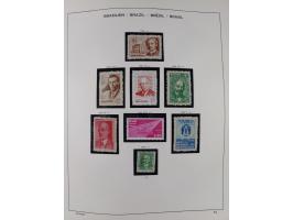 1850/95, used collection, incl. early values, from 1950 in the main catalogue numbers apparently complete incl. all souvenir 