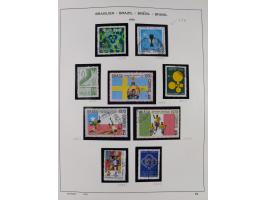 1850/95, used collection, incl. early values, from 1950 in the main catalogue numbers apparently complete incl. all souvenir 