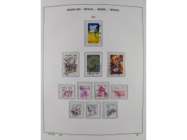 1850/95, used collection, incl. early values, from 1950 in the main catalogue numbers apparently complete incl. all souvenir 