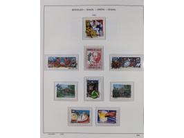 1850/95, used collection, incl. early values, from 1950 in the main catalogue numbers apparently complete incl. all souvenir 