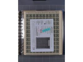 1900/23, reichhaltige und umfangreiche Bogensammlung in 9 Alben, vielfach spezialisiert nach Plattennummern, Farben und Typen