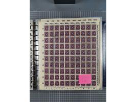 1900/23, reichhaltige und umfangreiche Bogensammlung in 9 Alben, vielfach spezialisiert nach Plattennummern, Farben und Typen