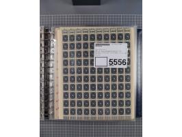 1900/23, reichhaltige und umfangreiche Bogensammlung in 9 Alben, vielfach spezialisiert nach Plattennummern, Farben und Typen