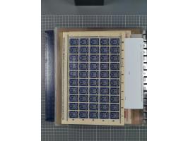 1900/23, reichhaltige und umfangreiche Bogensammlung in 9 Alben, vielfach spezialisiert nach Plattennummern, Farben und Typen