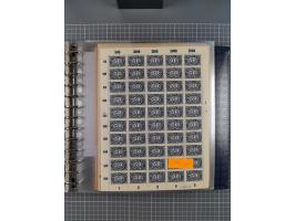 1900/23, reichhaltige und umfangreiche Bogensammlung in 9 Alben, vielfach spezialisiert nach Plattennummern, Farben und Typen