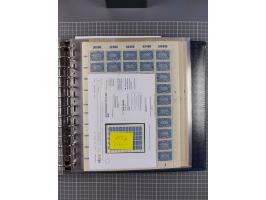 1900/23, reichhaltige und umfangreiche Bogensammlung in 9 Alben, vielfach spezialisiert nach Plattennummern, Farben und Typen