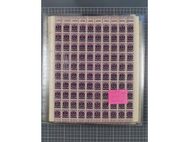 1923, OPD-Bogen, Sammlung von rund 70 Stück, einige mehrfach, dabei u. A. 333AW (Frankfurt) und 335B (Breslau und Stuttgart).