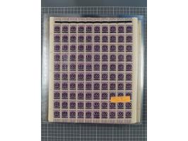 1923, OPD-Bogen, Sammlung von rund 70 Stück, einige mehrfach, dabei u. A. 333AW (Frankfurt) und 335B (Breslau und Stuttgart).