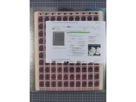 1923, OPD-Bogen, Sammlung von rund 70 Stück, einige mehrfach, dabei u. A. 333AW (Frankfurt) und 335B (Breslau und Stuttgart).