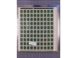 1923, OPD-Bogen, Sammlung von rund 70 Stück, einige mehrfach, dabei u. A. 333AW (Frankfurt) und 335B (Breslau und Stuttgart).