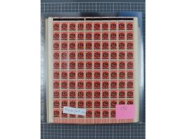 1923, OPD-Bogen, Sammlung von rund 70 Stück, einige mehrfach, dabei u. A. 333AW (Frankfurt) und 335B (Breslau und Stuttgart).