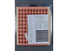 1923, OPD-Bogen, Sammlung von rund 70 Stück, einige mehrfach, dabei u. A. 333AW (Frankfurt) und 335B (Breslau und Stuttgart).