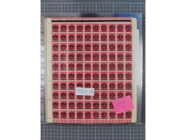 1923, OPD-Bogen, Sammlung von rund 70 Stück, einige mehrfach, dabei u. A. 333AW (Frankfurt) und 335B (Breslau und Stuttgart).