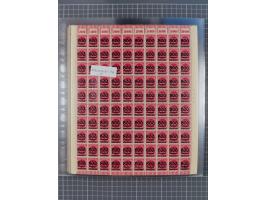 1923, OPD-Bogen, Sammlung von rund 70 Stück, einige mehrfach, dabei u. A. 333AW (Frankfurt) und 335B (Breslau und Stuttgart).