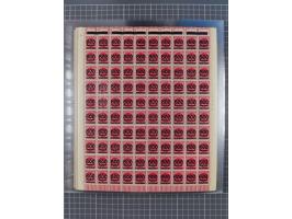 1923, OPD-Bogen, Sammlung von rund 70 Stück, einige mehrfach, dabei u. A. 333AW (Frankfurt) und 335B (Breslau und Stuttgart).