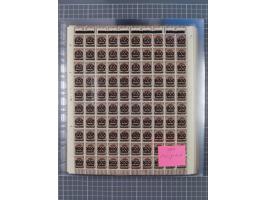 1923, OPD-Bogen, Sammlung von rund 70 Stück, einige mehrfach, dabei u. A. 333AW (Frankfurt) und 335B (Breslau und Stuttgart).